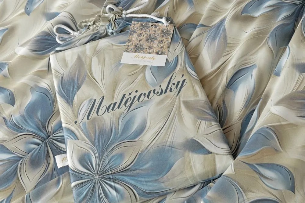 Luxusné obliečky Mako satén Judith 200x200/2x70x90 cm