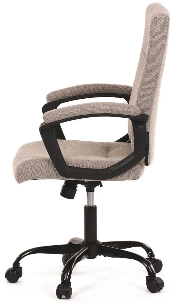 Autronic - Kancelářské křeslo, krémová látka, kovový kříž - KA-Y391 CRM2