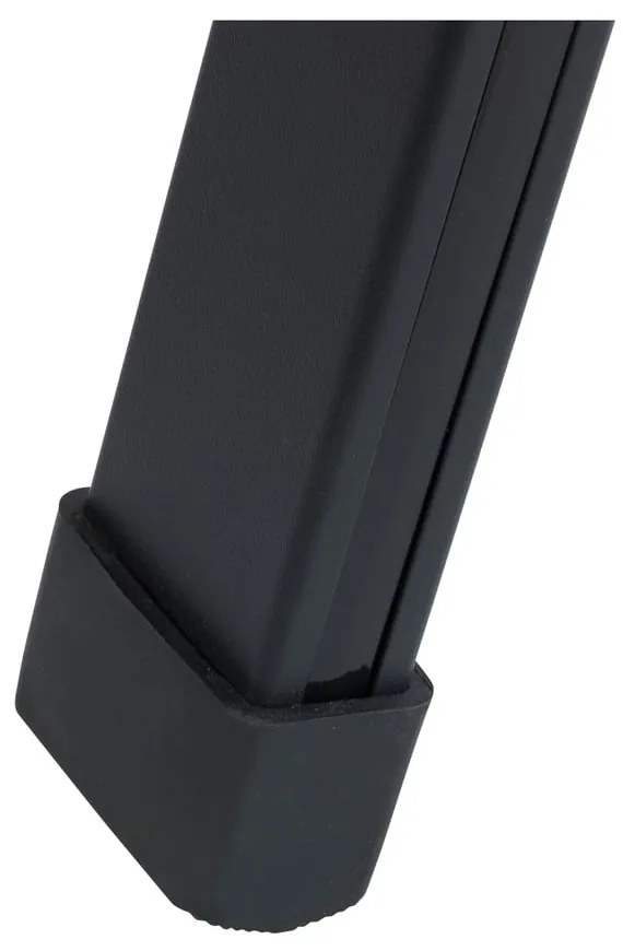 Čierny hliníkový protišmykový skladací rebrík Wenko Stepladder II.