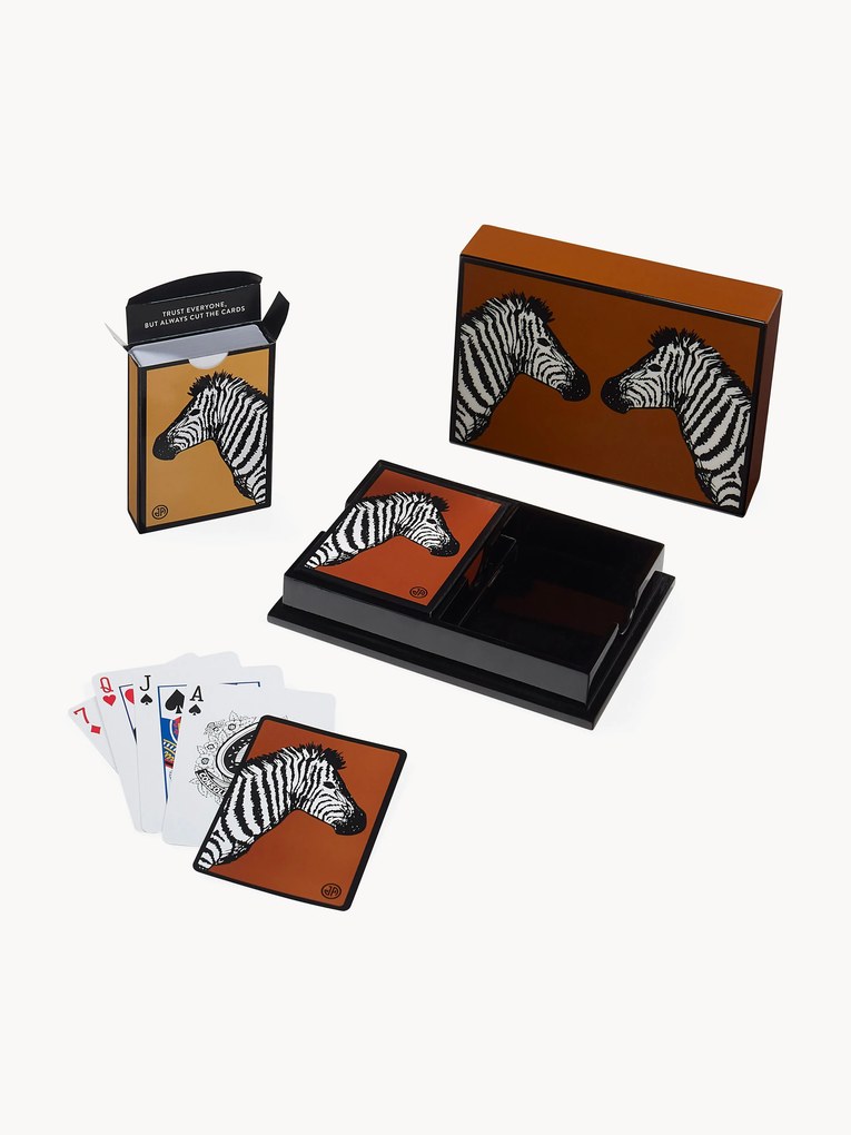 Hracie karty Zebra