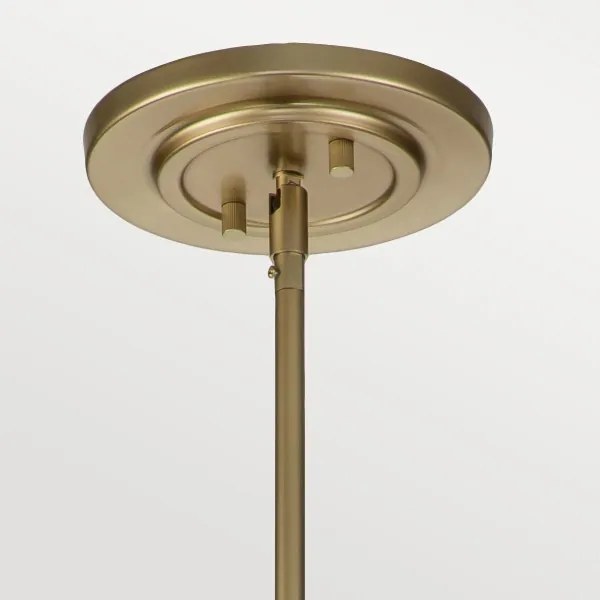 Feiss FE-FUSION-P-L-PNBR - luster na tyči FUSION 3xE27/40W/230V zlatý