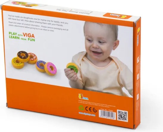 Drevené donuty Viga 51604 6 ks