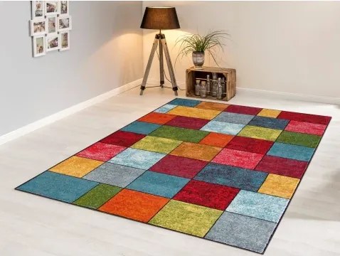 Koberec Kolibri 160x230 cm, farebné kocky%