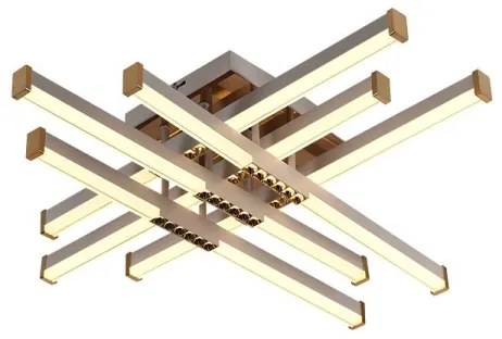 LED Stmievateľný prisadený luster LED/90W/230V 3000-6500K + diaľkové ovládanie