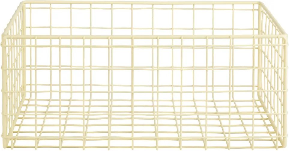 DEPOSIT Úložný kovový kôš 30 x 20 cm - žltá