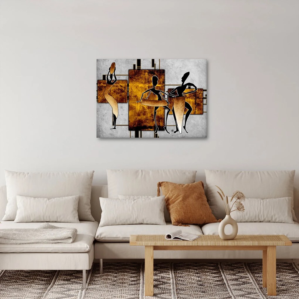 Obraz - Motívy Africkej kultúry (70x50 cm)