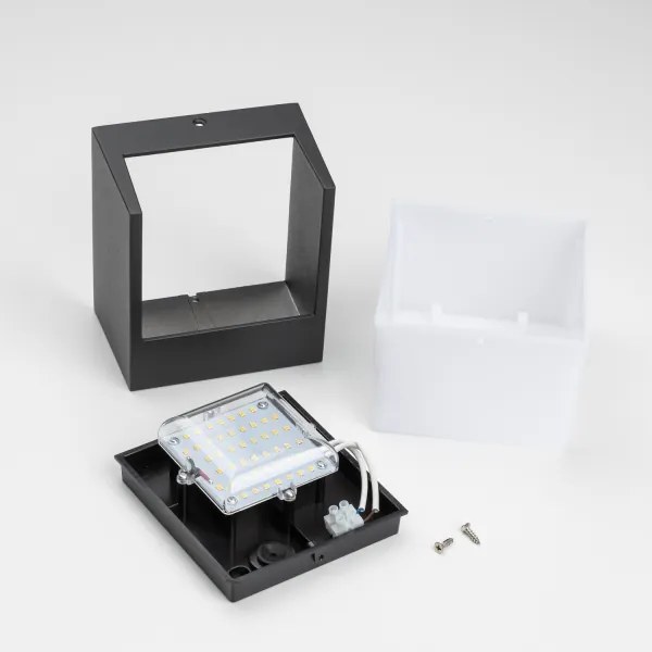 Brilagi - LED Vonkajšie nástenné svietidlo TERNI LED/12W/230V čierna IP44