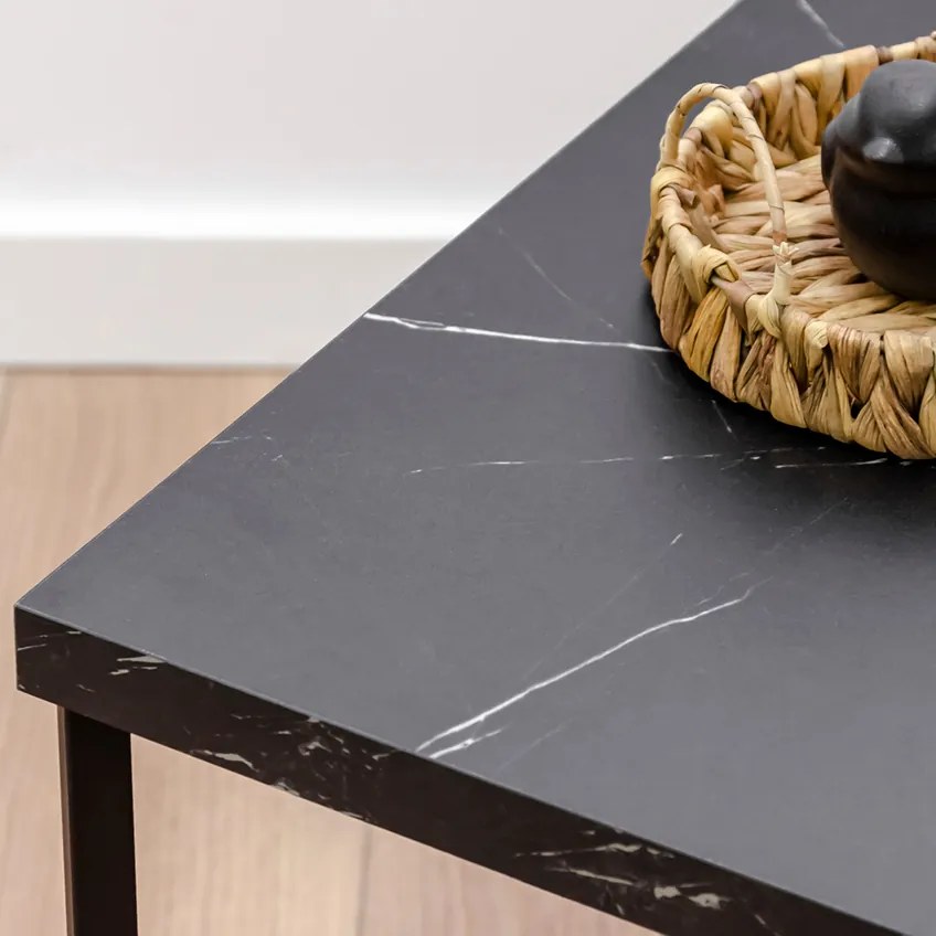 Príručný stolík ASTON v dekore čierny mramor