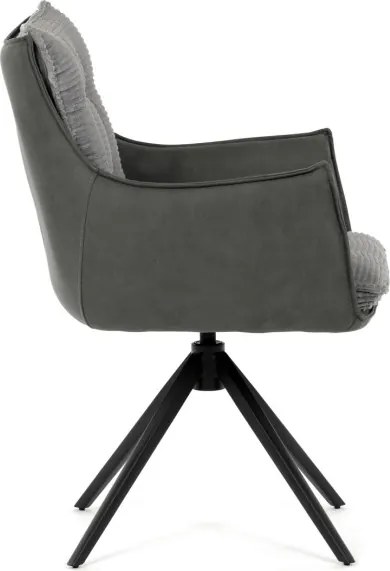 Jedálenská stolička sivá DCH-D1345 GREY2