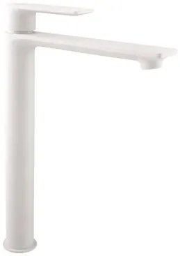 Vysoká umývadlová batéria RAV SLEZÁK Nil bez výpuste matná biela NL130.0BMAT, 1 ks