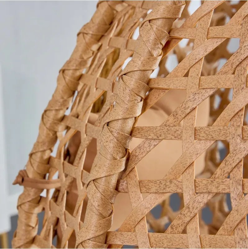 Skladacie závesné hojdacie kreslo Houseland Bliss XL béžové