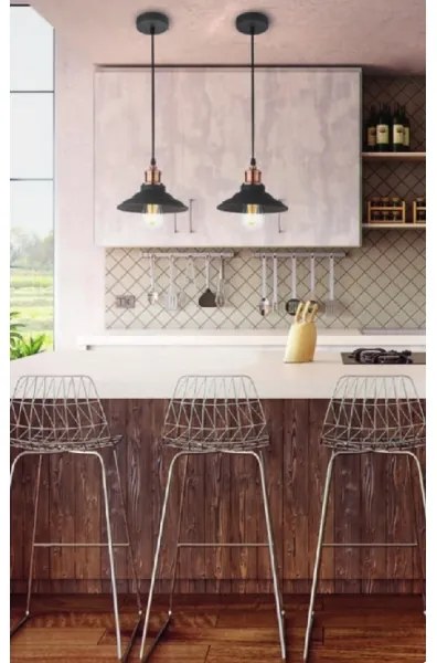 Redo 01-1292 - Luster na lanku SPINNER 1xE27/42W/230V