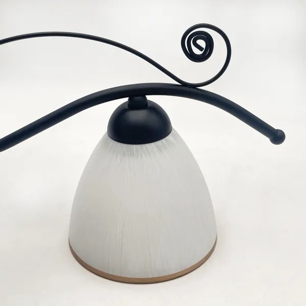 Luster na reťazi RETRO 2xE27/60W/230V matná čierna