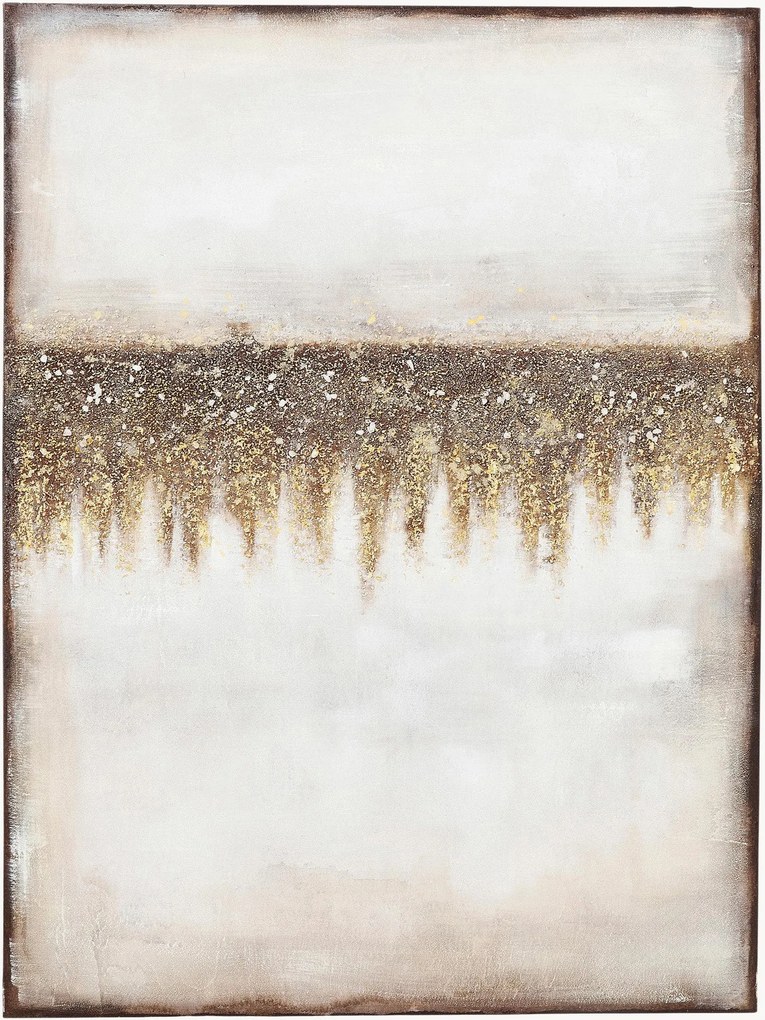 Ručne maľovaná nástenná dekorácia Abstract Fields