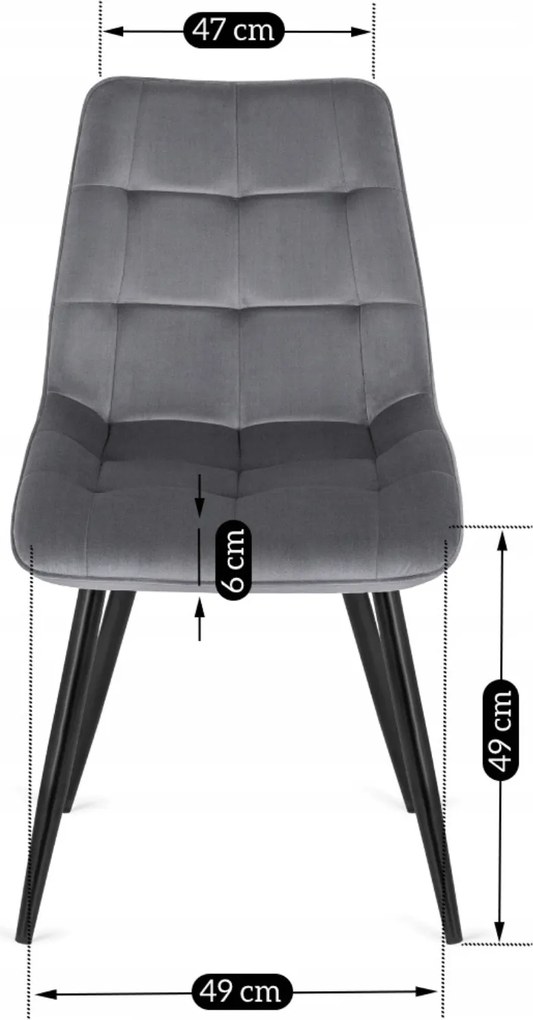 PROXIMA.store - Čalúnená jedálenská stolička RIO FARBA: béžová