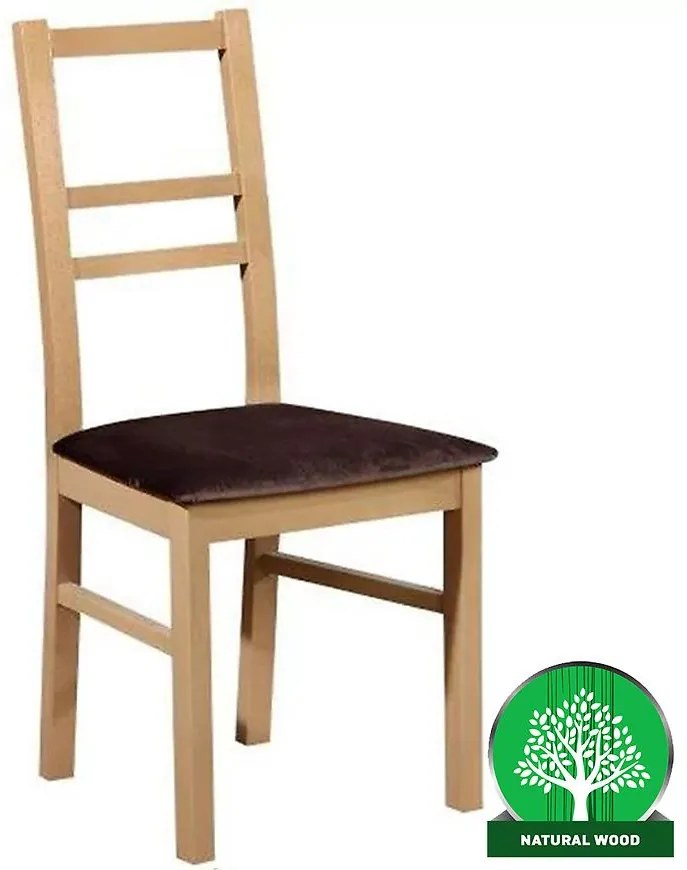 Stolička W130 dub wotan tk.primo 8823