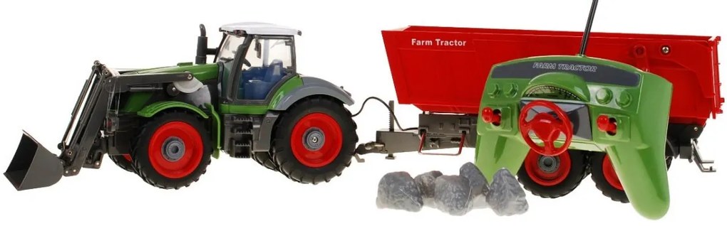 RAMIZ : RC traktor s velčkou 2,4Ghz 1:28