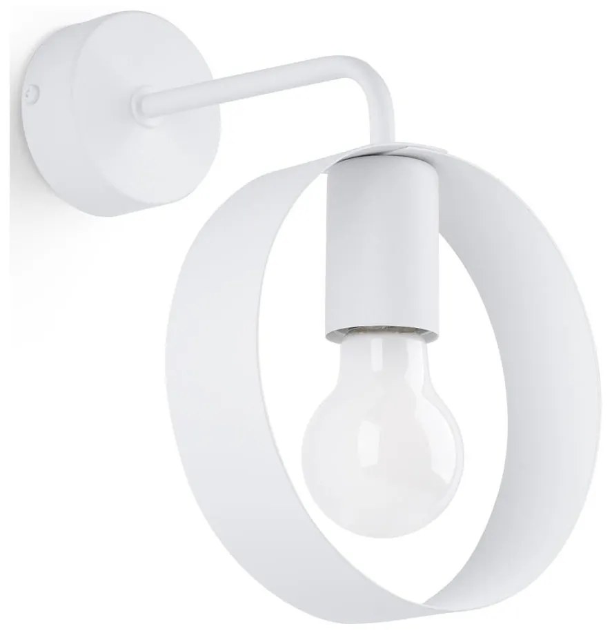 Sollux SL.1134 - Nástenná lampa TITRAN 1xE27/60W/230V biela SLX0927