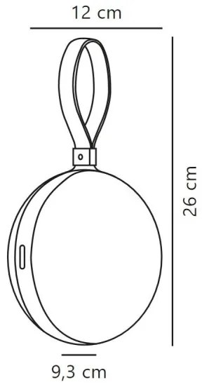 Nordlux LED stmievateľné prenosné vonkajšie svietidlo BRING TO-GO LED/1W/3,7V IP