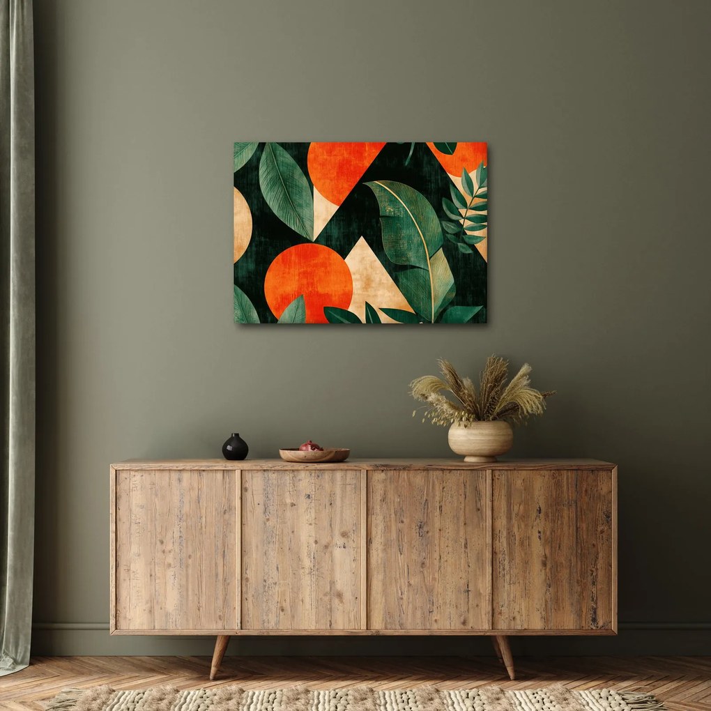Obraz - Geometrické prírodné motívy II. (70x50 cm)