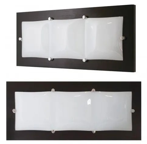 Nástenné svietidlo 3xE27/20W/230V wenge