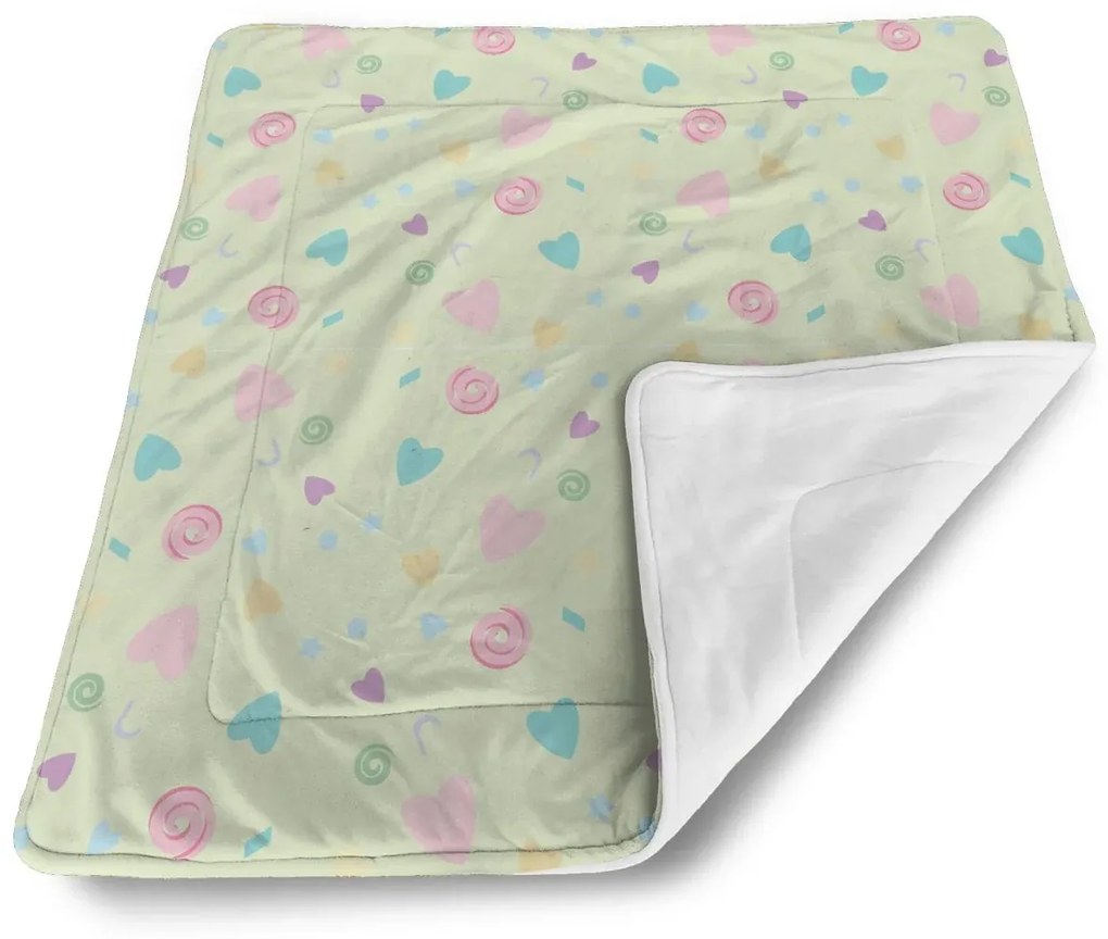 Sablio Deka pre bábätko Srdiečka a špirály - 90x120 cm