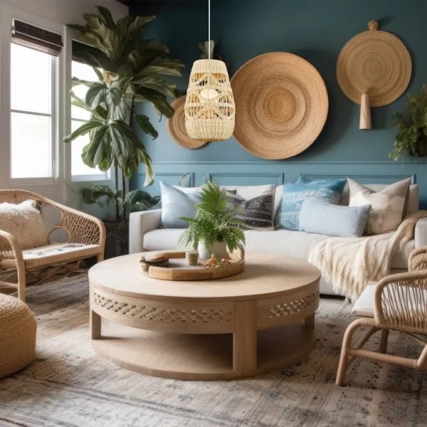 Luster na lanku ARONA 1xG9/9W/230V pr. 25 cm ratan