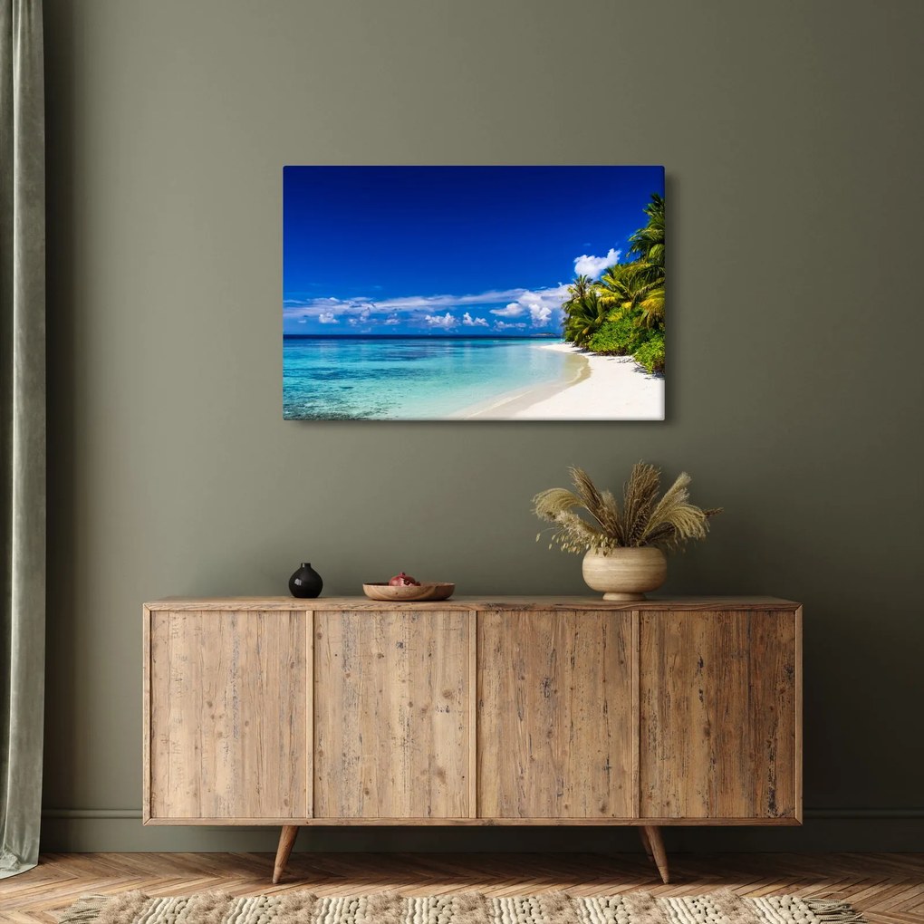 Obraz tropickej pláže (90x60 cm)