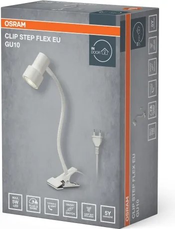 Osram - Lampa s klipom CLIP STEP FLEX 1xGU10/5W/230V biela