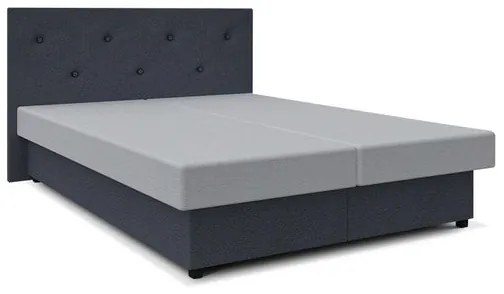 Čalúnená posteľ New Zofie 160x200, sivá, vrátane matraca