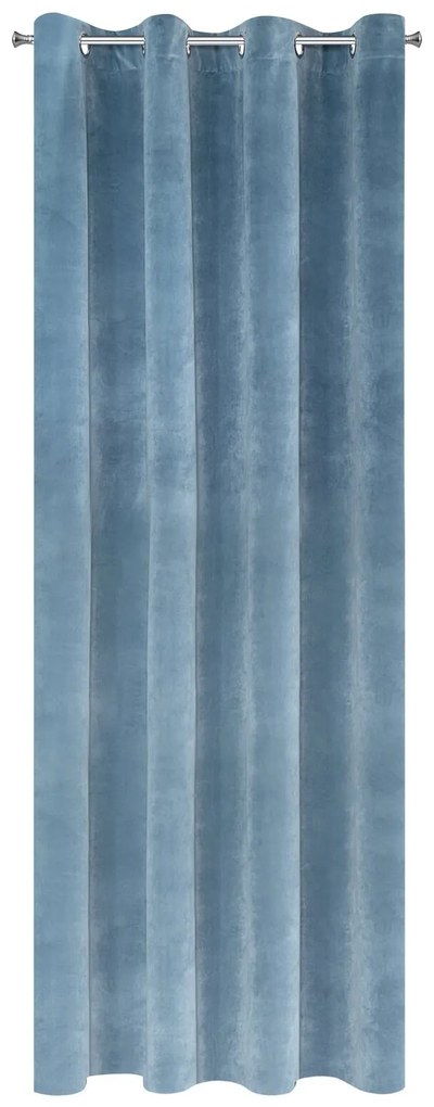ZATEMŇOVACÍ ZÁVES NA KRÚŽKOCH RIA 140X250 CM MODRÁ