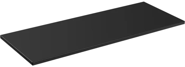 Závěsná skříňka Casad Smile s deskou a umyvadly 120 cm černá