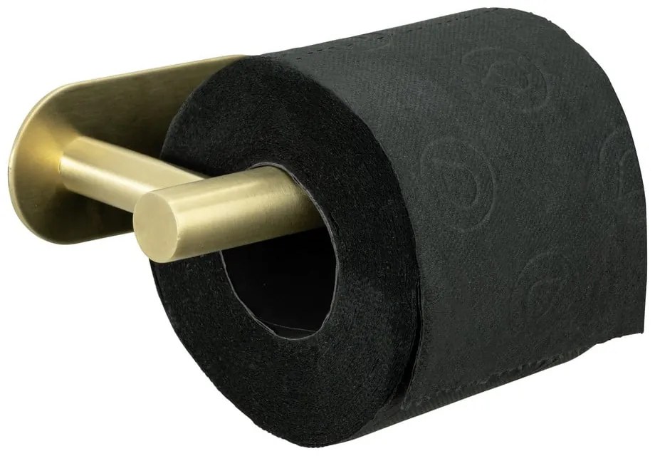 Samodržiaci držiak na toaletný papier z nerezovej ocele Orea Gold – Wenko