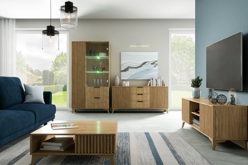 Komoda ENTSIAN 150x70cm, dub artisan