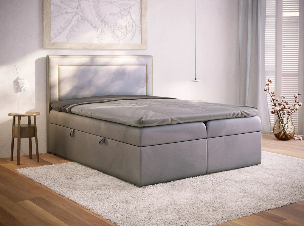 PROXIMA.store - Kontinentálna boxspring posteľ AVILA ROZMER: Pre matrac 140 x 200 cm