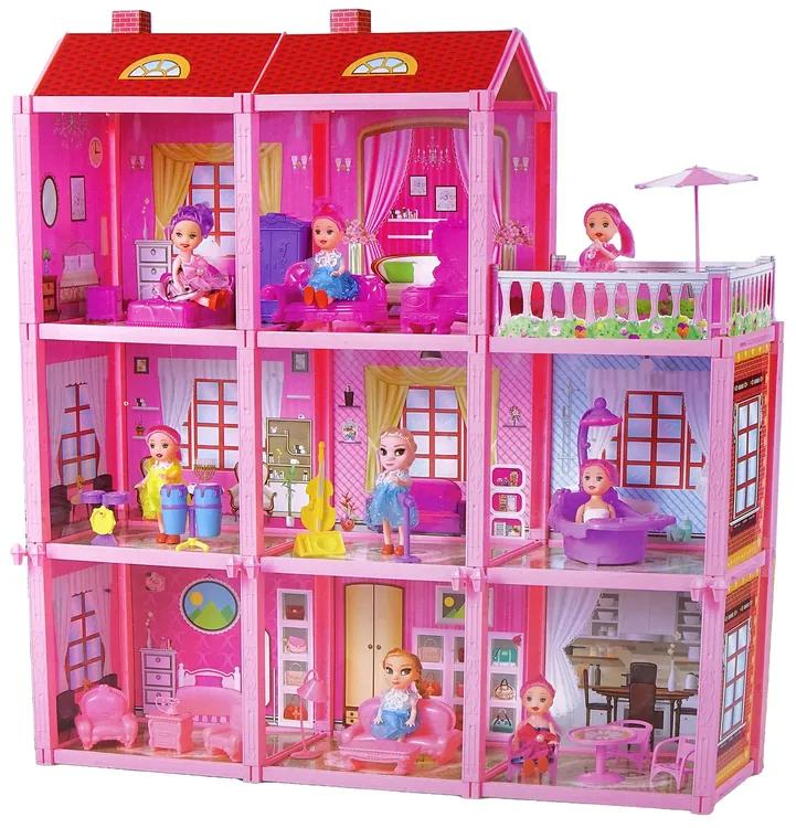 Lean Toys Domček pre bábiky - DIY Villa