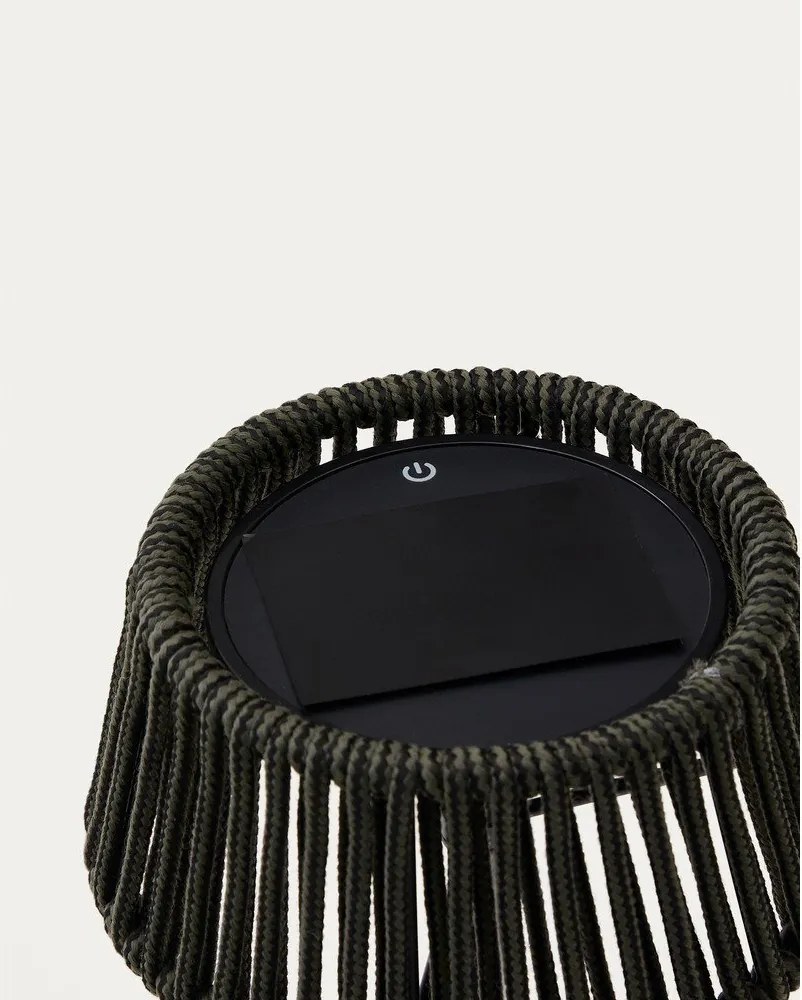 LED stolové/prenosné vonkajšie svietidlo so solárnym panelom ø 11 cm Aldet – Kave Home