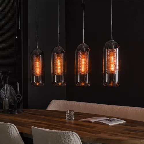 Luster 78-31 4L Smoke Glass - Komfort-nábytok