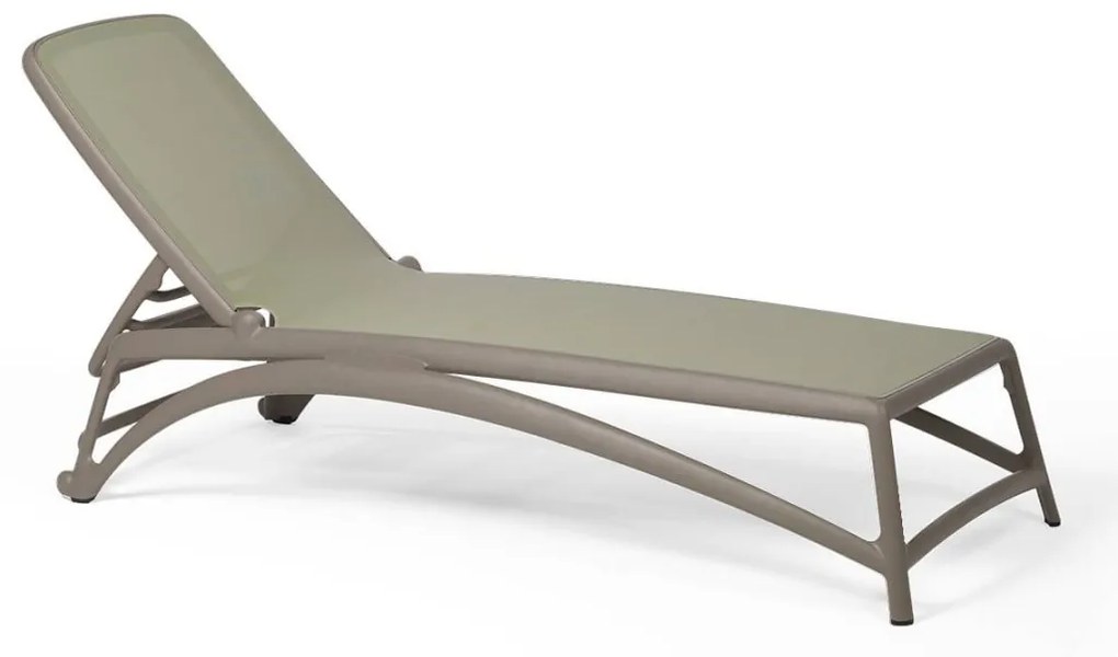 ATLANTICO záhradné lehátko tortora/agave
