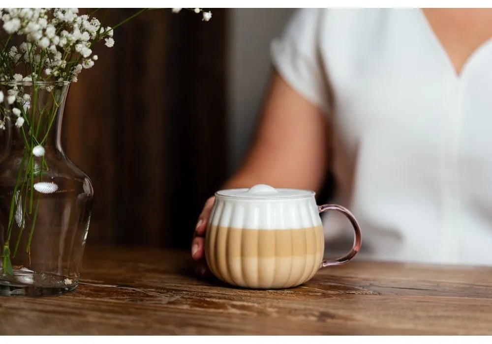 Hrnčeky na cappuccino v súprave 2 ks 350 ml Tulip – Vialli Design