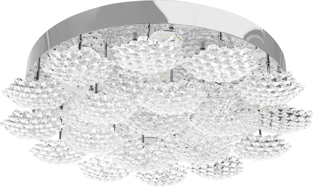 Toolight Toolight, LED stropné svietidlo 45cm, MS014-C, chrómová, OSW-09626