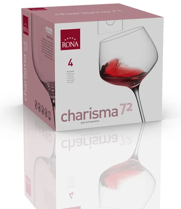 RONA 4x Poháre na víno CHARISMA 720ml
