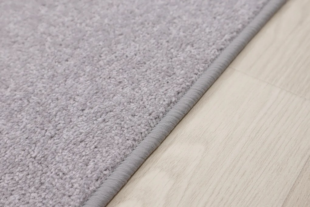 Vopi koberce Kusový koberec Eton šedý ovál - 80x150 cm