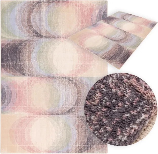 Koberec Agnella Agnus Kaola ružový