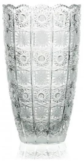 Bohémia Crystal Ručne brúsená váza 205mm