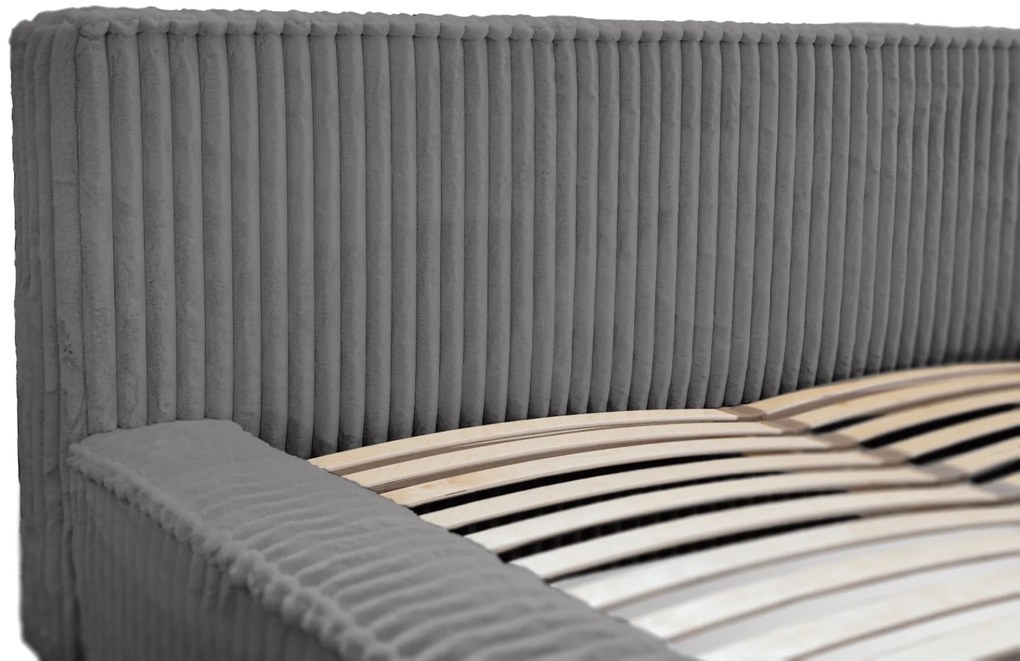 ČALÚNENÁ POSTEĽ SANTI 140x200 VITO 16 ŠEDÁ