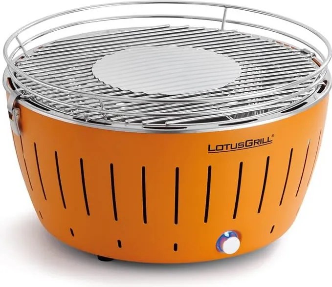 Oranžový nedymiaci gril LotusGrill XL