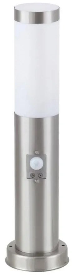 Rabalux 8267 - Vonkajšia lampa so senzorom INOX TORCH 1xE27/25W IP44