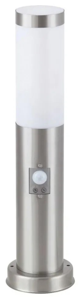 Rabalux Rabalux 8267 - Vonkajšia lampa so senzorom INOX TORCH 1xE27/25W IP44 RL8267