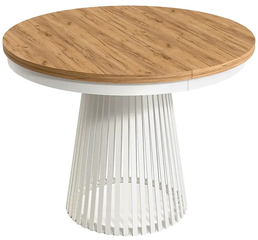 Rozkladací stôl  Garda Biela/Kraft Zlatý